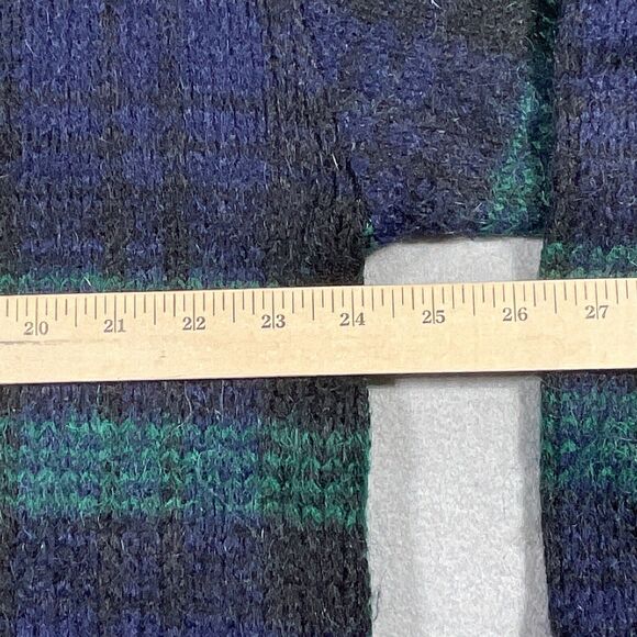 Vintage Sweater Mohair Blend Sweater Wimen Size Large‎ Blackwatch Green 1990’s - Picture 6 of 9